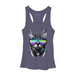 Women's Design By Humans Music Lover Cat By Clingcling Racerback Tank Top -Avenue Clothing Shop GUEST 6f2674bd 93d3 4982 b028 a8394fcf6515