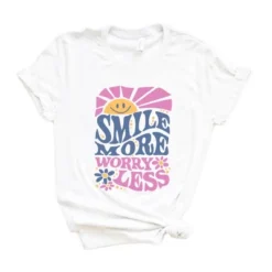 Simply Sage Market Women's Smile More Worry Less Sunshine Short Sleeve Graphic Tee 11 Simply Sage Market Women's Smile More Worry Less Sunshine Short Sleeve Graphic Tee -Avenue Clothing Shop GUEST 6ffde955 0ec0 480f be2d 6fb271b52c8d