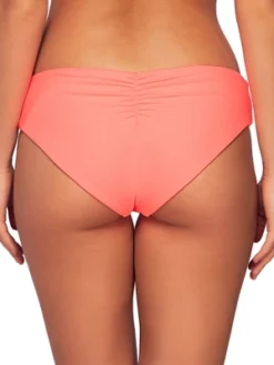 Sunsets Women's Neon Coral Alana Hipster Bikini Bottom - 19B-NEOCO