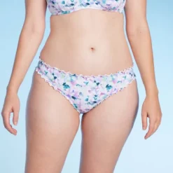 Women's Low-Rise Ruffle Cheeky Bikini Bottom - Shade & Shore™ Multi Blue Floral Print 9 Women's Low-Rise Ruffle Cheeky Bikini Bottom - Shade & Shore™ Multi Blue Floral Print -Avenue Clothing Shop GUEST 719c6587 c5c4 4112 8310 e513ff0612d3