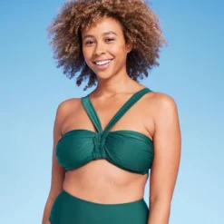 Women's Twist Center Front Bandeau Bikini Top - Shade & Shore™ Green -Avenue Clothing Shop GUEST 73933e7f 1398 4494 848a 68d7cb6edb40