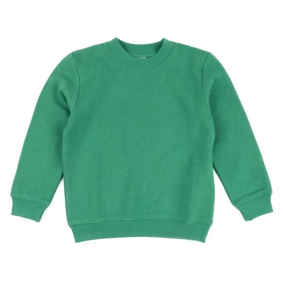 Leveret Kids Long Sleeve Classic Solid Color Sweatshirt 7 Leveret Kids Long Sleeve Classic Solid Color Sweatshirt - Image 5