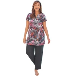 Swim 365 Women’s Plus Size Longer Length Short-Sleeve Swim Tunic -Avenue Clothing Shop GUEST 77f1aaea a860 467c ae6f 1c0c3f9f0772