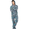 Footed Pajamas - Merry Gnomes Adult Hoodie Fleece Onesie -Avenue Clothing Shop GUEST 7944ef0c 61e4 43f6 a381 5f6d49582b3d