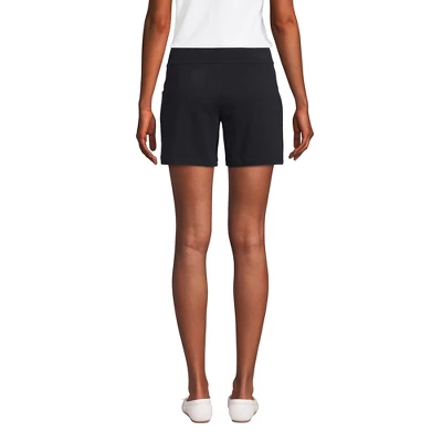Lands' End Women's Starfish Mid Rise 7" Pull On Shorts 3 Lands' End Women's Starfish Mid Rise 7" Pull On Shorts