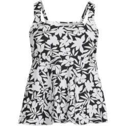 Lands' End Women's Mastectomy Flutter Scoop Neck Tankini Top Comfort Adjustable Straps -Avenue Clothing Shop GUEST 7a0be8c8 3ae0 4543 af11 ee892965d31d