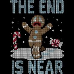 Women's Design By Humans Christmas Is Near! By Raffiti Racerback Tank Top