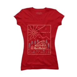 Junior's Design By Humans Camper 2 By VEKTORKITA T-Shirt -Avenue Clothing Shop GUEST 8013030b 8292 404b 9a19 84c3d7a20185