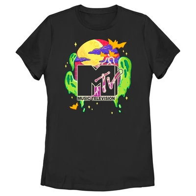 Women's MTV Colorful Halloween Logo T-Shirt 5 Women's MTV Colorful Halloween Logo T-Shirt - Image 3
