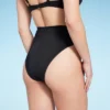 Women's High Waist High Leg Bead Detail Belted Bikini Bottom - Shade & Shore™ Black -Avenue Clothing Shop GUEST 80f4f5fa 4e2a 4e89 be0a aaa678d9c42d
