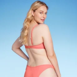 Women's Shirred Cup Continuous Underwire Bikini Top - Shade & Shore™ Pink -Avenue Clothing Shop GUEST 8146c825 0252 4d4c 9d2e 1a3459ac02eb