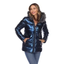 Metallic Puffer Coat With Hoodie - White Mark 23 Metallic Puffer Coat With Hoodie - White Mark -Avenue Clothing Shop GUEST 816509ac 8fc3 4206 9157 f6cb024356ef