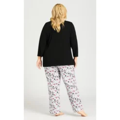 Women's Plus Size Falala Sleep Top - Black | AVENUE 10 Women's Plus Size Falala Sleep Top - Black | AVENUE -Avenue Clothing Shop GUEST 8177aeb2 c3c4 40df a125 e1c67e830768