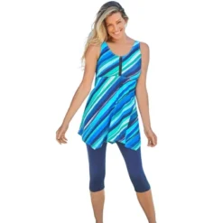 Swim 365 Women’s Plus Size Longer-Length Tankini Top -Avenue Clothing Shop GUEST 81976c1d 7e11 4315 8717 06ada8c798b8