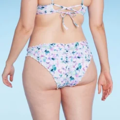 Women's Low-Rise Ruffle Cheeky Bikini Bottom - Shade & Shore™ Multi Blue Floral Print 10 Women's Low-Rise Ruffle Cheeky Bikini Bottom - Shade & Shore™ Multi Blue Floral Print -Avenue Clothing Shop GUEST 83505604 abd1 4589 921f 494319b256e8