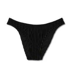 Women's Velour Ribbed Cheeky Bikini Bottom - Shade & Shore™ Black -Avenue Clothing Shop GUEST 84ae44cb c7d4 4f62 a5ec 21f5f409d5b8