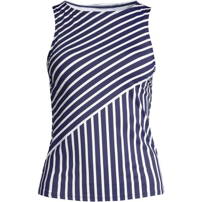 Lands' End Women's High Neck UPF 50 Modest Tankini Top Swimsuit 5 Lands' End Women's High Neck UPF 50 Modest Tankini Top Swimsuit - Image 3