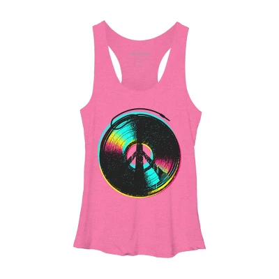 Women's Design By Humans Colors And Music By Clingcling Racerback Tank Top 5 Women's Design By Humans Colors And Music By Clingcling Racerback Tank Top - Image 3