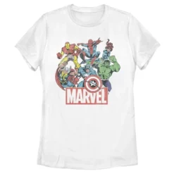 Women's Marvel Classic Hero Collage T-Shirt 7 Women's Marvel Classic Hero Collage T-Shirt -Avenue Clothing Shop GUEST 8861165d ce5e 4de3 8f1d db4180f28a1a
