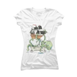 Junior's Design By Humans Kraken In The Tub By Handclones T-Shirt -Avenue Clothing Shop GUEST 8a7329f8 847b 41d5 b39f 478805478a28