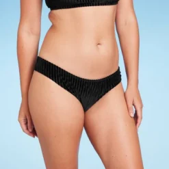 Women's Velour Ribbed Cheeky Bikini Bottom - Shade & Shore™ Black -Avenue Clothing Shop GUEST 8ce2dbfd 8205 48c1 8db8 d5bb3fd7b9bb