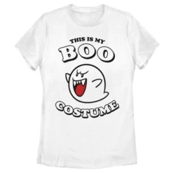 Women's Nintendo Mario Boo Costume T-Shirt -Avenue Clothing Shop GUEST 8ea19b4a f90d 487e bc04 a7bb1756d91f