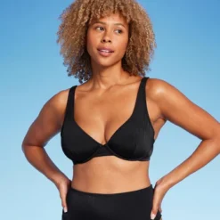 Women's Retro Ribbed Underwire Bikini Top - Shade & Shore™ -Avenue Clothing Shop GUEST 8f49dbb2 f252 4347 ae39 1f209a70458b