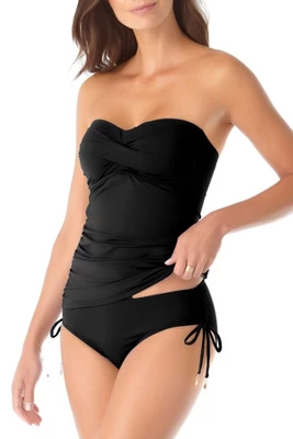 Anne Cole - Women's Twist Front Bandeaukini Swim Top 3 Anne Cole - Women's Twist Front Bandeaukini Swim Top