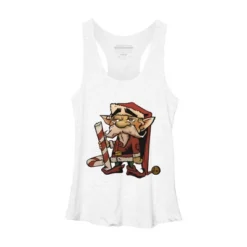 Women's Design By Humans The Candy Cane Elf By HawksAerie Racerback Tank Top -Avenue Clothing Shop GUEST 902d7042 40d5 40ac 948d a636ee0dc881