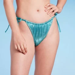 Women's Foil Strappy Extra High Leg Super Cheeky Bikini Bottom - Wild Fable™ Teal Blue 14 Women's Foil Strappy Extra High Leg Super Cheeky Bikini Bottom - Wild Fable™ Teal Blue -Avenue Clothing Shop GUEST 91d8a6a3 ea6a 4aff ad91 1fcf5e439dcf