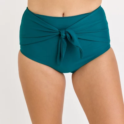Calypsa Womens High Waisted Bikini Bottom With Front Tie 8 Calypsa Womens High Waisted Bikini Bottom With Front Tie - Image 6