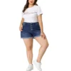 Agnes Orinda Plus Size Shorts For Women Roll Hem Denim Jeans Short Pants -Avenue Clothing Shop GUEST 959cd54a 93e6 4d2f bfef d9fc6eee24da