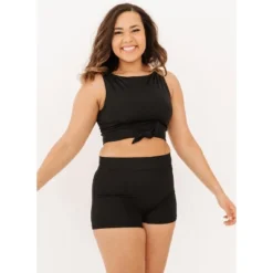 Lime Ricki Women's Black High-Waist Boy Short -Avenue Clothing Shop GUEST 966107f7 f083 4db9 822d 0bd1bb46cd9f
