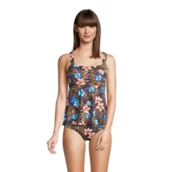 Lands' End Women's Mastectomy Flutter Scoop Neck Tankini Top Comfort Adjustable Straps -Avenue Clothing Shop GUEST 98641c9e e080 48e4 8831 d53e06c0666b