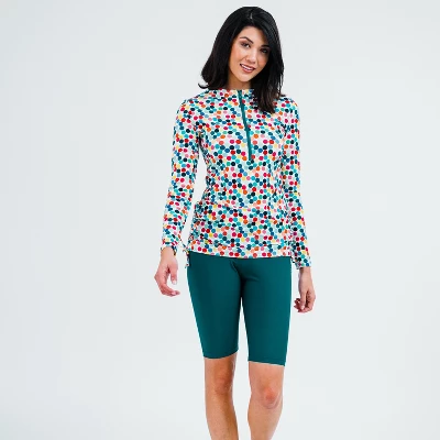 Calypsa Half-Zip Nora Swim Top 11 Calypsa Half-Zip Nora Swim Top - Image 9