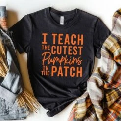 Simply Sage Market Women's I Teach The Cutest Pumpkins In The Patch Short Sleeve Graphic Tee