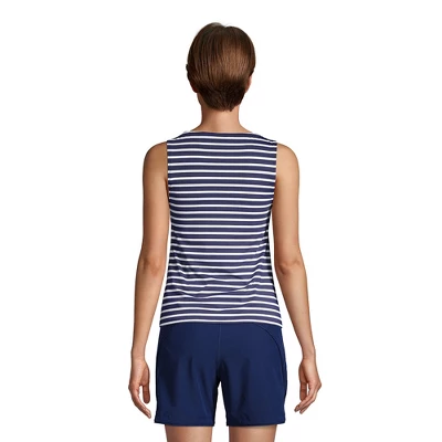 Lands' End Women's High Neck UPF 50 Modest Tankini Top Swimsuit 3 Lands' End Women's High Neck UPF 50 Modest Tankini Top Swimsuit