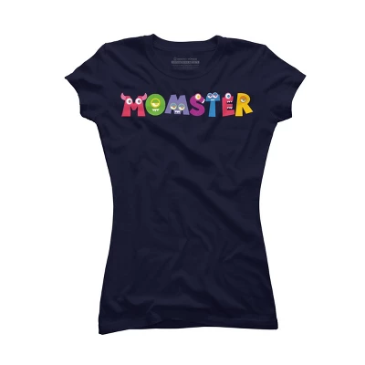 Junior's Design By Humans Cute Momster Cartoon Monster By Averilshop T-Shirt 6 Junior's Design By Humans Cute Momster Cartoon Monster By Averilshop T-Shirt - Image 4