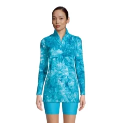 Lands' End Women's Quarter Zip Long Sleeve Tunic Rash Guard Cover-up UPF 50 Sun Protection 18 Lands' End Women's Quarter Zip Long Sleeve Tunic Rash Guard Cover-up UPF 50 Sun Protection -Avenue Clothing Shop GUEST a0f23431 fb63 4fc6 b65f 4ed406dc290e