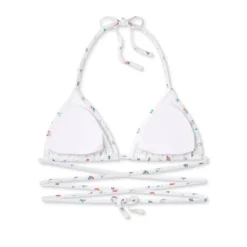 Women's Floral Print Strappy Triangle Bikini Top - Wild Fable™ White -Avenue Clothing Shop GUEST a12cc542 ae15 45f9 9fb0 5149a053c5b8