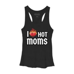 Women's Design By Humans I Love Hot Moms Heart By Metavera Racerback Tank Top -Avenue Clothing Shop GUEST a34b6e87 e8da 4125 b845 12e5427a1555