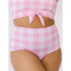 Lime Ricki Women's Garden Party/Pink Gingham Ultra High-Waist Bottom 2 Lime Ricki Women's Garden Party/Pink Gingham Ultra High-Waist Bottom -Avenue Clothing Shop GUEST a3d66817 1abf 4bc5 87c6 d74ccf6da53a