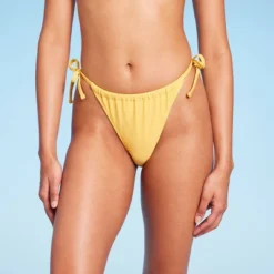 Women's Side-Tie Ultra High Leg Adjustable Coverage Bikini Bottom - Wild Fable™ Yellow -Avenue Clothing Shop GUEST a3f2911b 4a02 405c b2e7 57f592422947