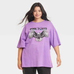 Women's Pink Floyd Short Sleeve Oversized Graphic T-Shirt - Purple -Avenue Clothing Shop GUEST a45d17fc bcff 4584 85a7 1ac8bb394880