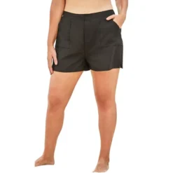 Swimsuits For All Women’s Plus Size Cargo Swim Short -Avenue Clothing Shop GUEST a4a805b3 2f45 412e a96c dc6433aa9f75