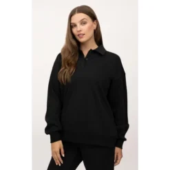 Yogalicious Womens Cloud Plush Grove Cozy Polo Sweatshirt -Avenue Clothing Shop GUEST a51b1b0a 758e 45f9 b832 11a9e93ea7cd