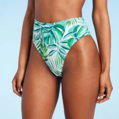 Women's High Waist High Leg Extra Cheeky Bikini Bottom - Shade & Shore™ Green Tropical Print -Avenue Clothing Shop GUEST a578a804 0d74 42f0 a953 5c86aeb75f53
