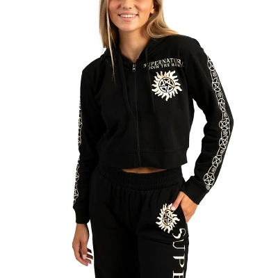 Supernatural Adult Zip Up Hoodie And Jogger Set 4 Supernatural Adult Zip Up Hoodie And Jogger Set - Image 2