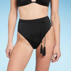 Women's High Waist High Leg Bead Detail Belted Bikini Bottom - Shade & Shore™ Black 11 Women's High Waist High Leg Bead Detail Belted Bikini Bottom - Shade & Shore™ Black -Avenue Clothing Shop GUEST a8630894 1811 4f13 b3c0 c43960af6a9a