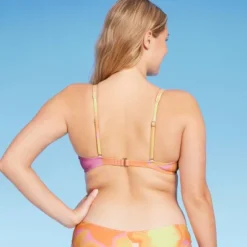 Women's Bralette Bikini Top - Wild Fable™ Pink/Orange/Yellow Tie-Dye -Avenue Clothing Shop GUEST a936ec64 98f4 4c23 982b f5234f17ce58